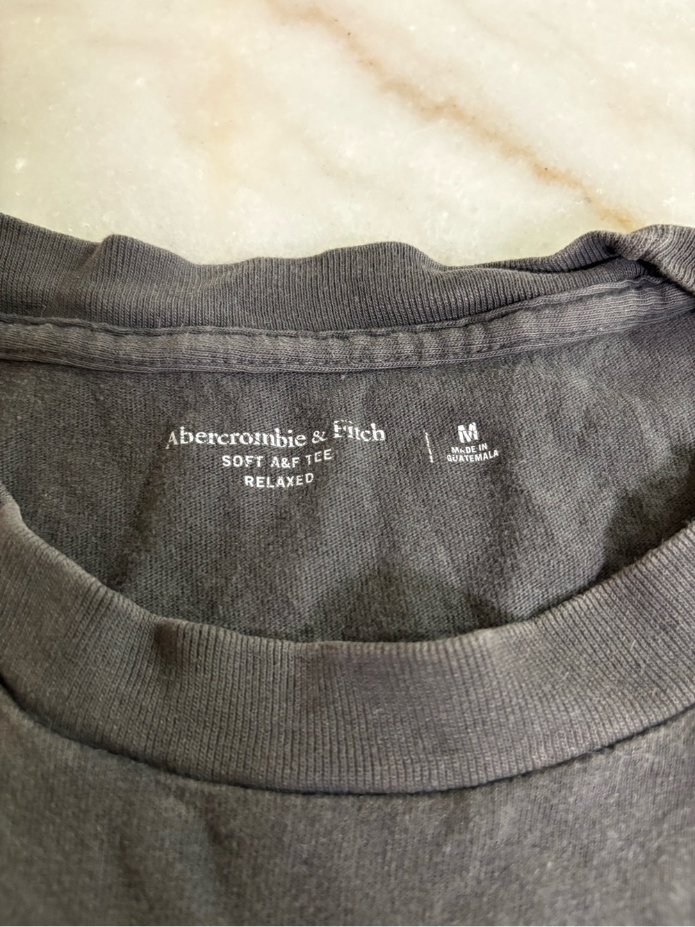 Abercrombie & Fitch Black Short Sleeve Graphic Tee with Multicolor Print - Picture 3 of 5